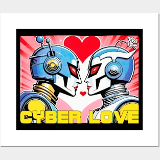 cyber love Posters and Art